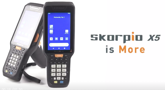 重磅來襲|Skorpio X5移動終端 - 增強可追溯性，提高生產力！